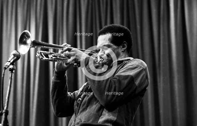 Woody Shaw, Shaw Theatre, London, Mar 1985.  Artist: Brian O'Connor.