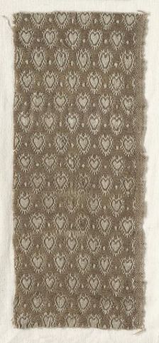 Wool and Linen Compound Textile, 17th century. Creator: Unknown