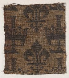 Wool Damask, 1600s - 1700s. Creator: Unknown