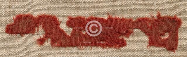 Wool Fragment, 3rd century. Creator: Unknown.