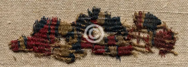Wool Fragment, 3rd century. Creator: Unknown.