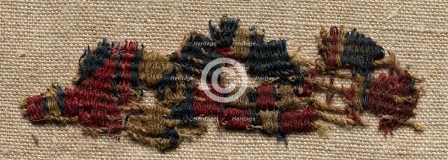 Wool Fragment, 3rd century. Creator: Unknown.