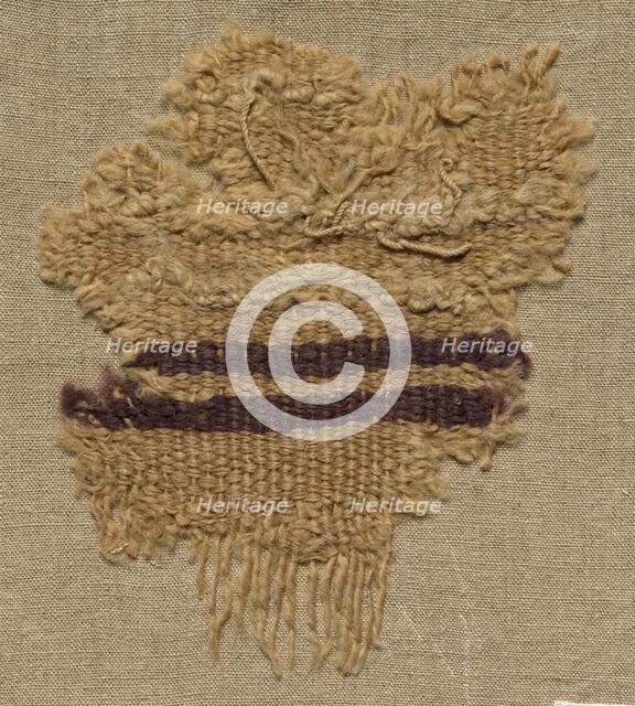 Wool Fragment, 3rd century. Creator: Unknown.