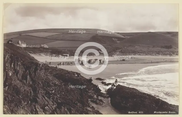Woolacombe Sands, 1860/94. Creator: Francis Bedford.