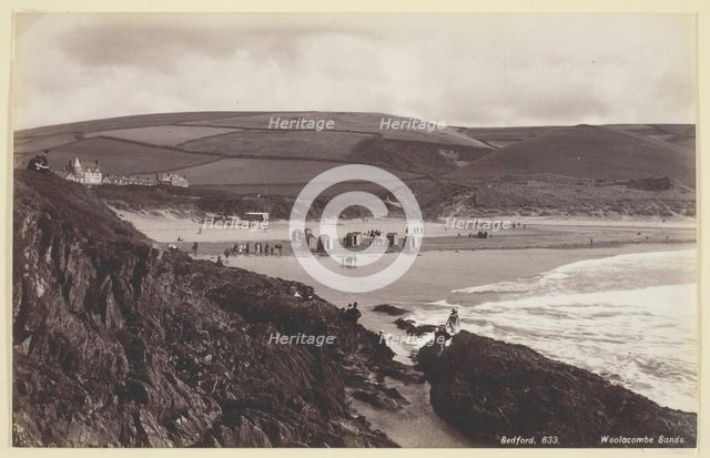 Woolacombe Sands, 1860/94. Creator: Francis Bedford.