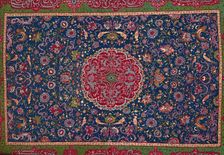 Woollen Carpet, Enriched with Gold and Silver Thread. Persian; Late 16th Century 1903