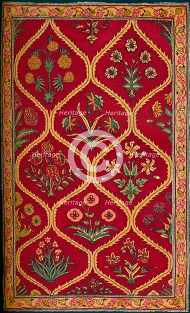 'Woollen Carpet. Indian (Royal Factory of Lahore); 17th Century', 1903. Artist: Unknown.