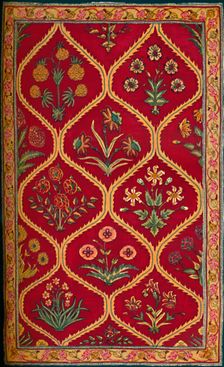 Woollen Carpet. Indian (Royal Factory of Lahore); 17th Century 1903