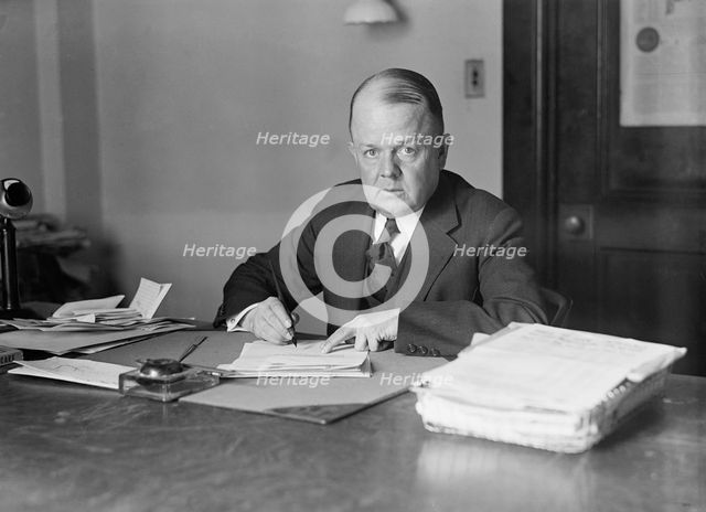 Woolley, Robert W., Commissioner, I.C.C.; Director of Mint; Director of Publicity, 1st Lib..., 1917. Creator: Harris & Ewing.