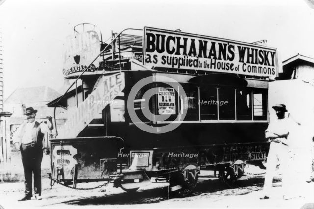 Woolloongabba to Breakfast Creek Tram, Brisbane 1886. Creator: Unknown.