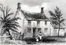 Woolsthorpe Manor, near Grantham, Lincolnshire, birthplace of Sir Isaac Newton, 1840. Creator: Unknown