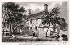 Woolsthorpe Manor, near Grantham, Lincolnshire, birthplace of Sir Isaac Newton, early 19th century. Creator: Unknown