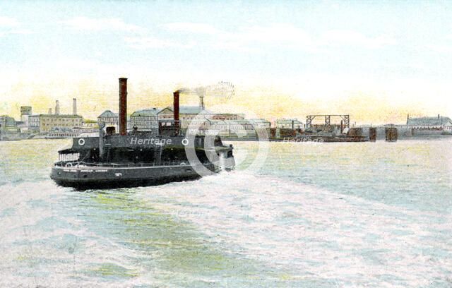 Woolwich Free Ferry, London, 20th Century. Artist: Unknown