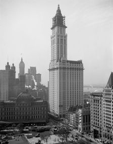 Woolworth Building, New York City, c.between 1910 and 1920. Creator: Unknown
