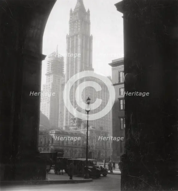 Woolworth Building, New York City, USA, 20th century. Artist: J Dearden Holmes