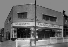 Woolworth's store, Parkgate, Rotherham, South Yorkshire, 1957. Creator: Michael Walters