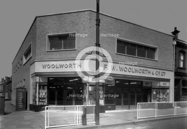 Woolworth's store, Parkgate, Rotherham, South Yorkshire, 1957.  Creator: Michael Walters.