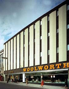 Woolworths, Barnsley store, South Yorkshire, 1971. Creator: Michael Walters