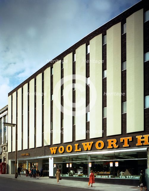 Woolworths, Barnsley store, South Yorkshire, 1971. Creator: Michael Walters.