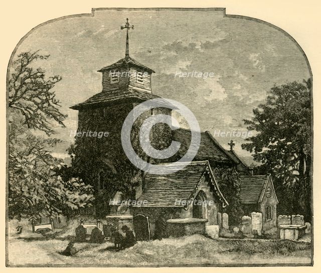 'Wooton Church', 1898. Creator: Unknown.