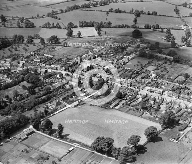 Wootton Bassett, Wiltshire, 1930. Artist: Aerofilms.
