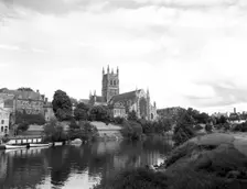 Worcester Cathedral, c1955. Creator: Arthur Charles Kirby Ware