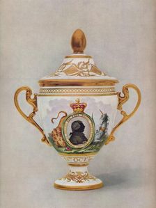 Worcester vase commemorating the Golden Jubilee of King George III, c1809