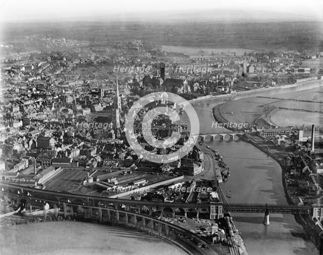 Worcester, Worcestershire, March 1921. Artist: Aerofilms.