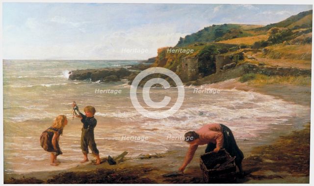 'Word from the missing', 1877.                                           Artist: James Clarke Hook