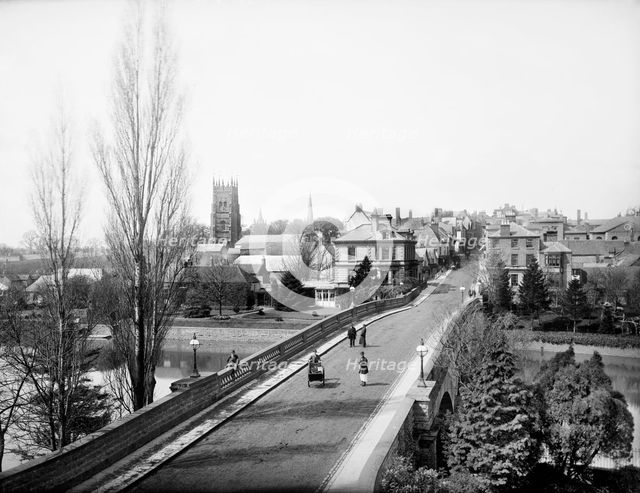 Workman Bridge, Evesham, Worcestershire, 1883. Artist: Henry Taunt.