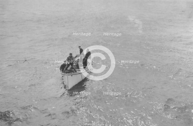 Workmen from cannery at King's Cove, between c1900 and 1916. Creator: Unknown.