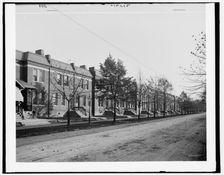 Workmen's houses, Pullman, Ill's., between 1890 and 1901. Creator: Unknown