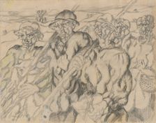 Workers, 1925. Creator: Konstantin Bauer