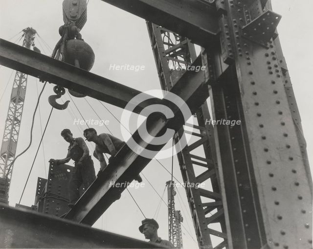 Workers at the Construction of Empire State Building, 1932.
