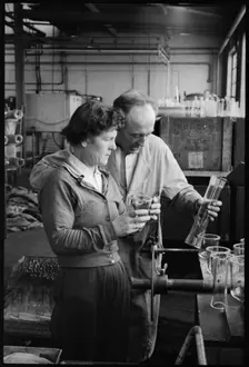 Workers at the Wear Flint Glass Works, Alfred Street, Millfield, Sunderland, 1961. Creator: Eileen Deste