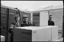 Workers at the Wear Flint Glass Works, Alfred Street, Millfield, Sunderland, 1961. Creator: Eileen Deste
