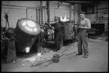 Workers at the Wear Flint Glass Works, Alfred Street, Millfield, Sunderland, 1961. Creator: Eileen Deste