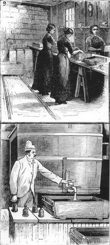 Workers at Nobel Explosives Company Limited, Ardeer, Ayrshire, 1884