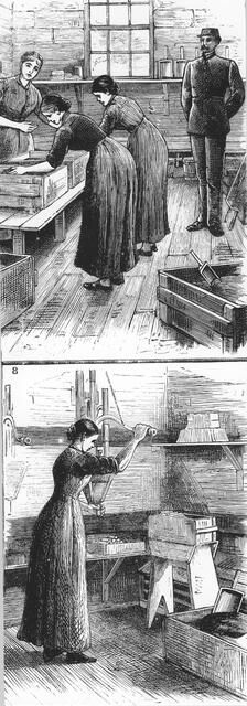 Workers at Nobel Explosives Company Limited, Ardeer, Ayrshire, 1884