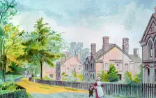 Workers cottages at Bournville, Birmingham, 1892
