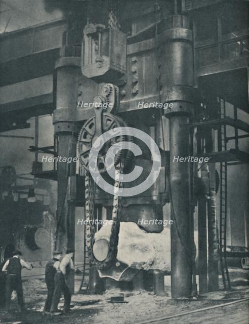 'Workers in the Metal Upon Which Our Civilization Depends', c1935. Artist: Unknown.