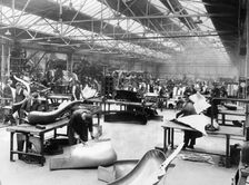 Workers in the Vauxhall factory, Luton, Bedfordshire, 1935