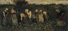 Workers on the beet field. Artist: Liebermann, Max (1847-1935)