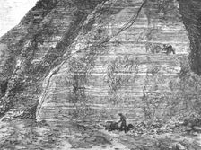 Workings and Guano deposit on the middle Island; About the Chincha Islands 1875. Creator: Unknown