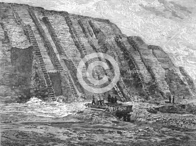 'Workings and Guano deposit on the Chincha Islands; About the Chincha Islands', 1875. Creator: Unknown.