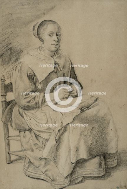 Working woman, mid 17th century. Creator: Gerritsz Quiringh van Brekelenkam.