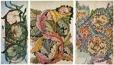 Working drawings by William Morris (1834-1896), 1934.Artist: William Morris