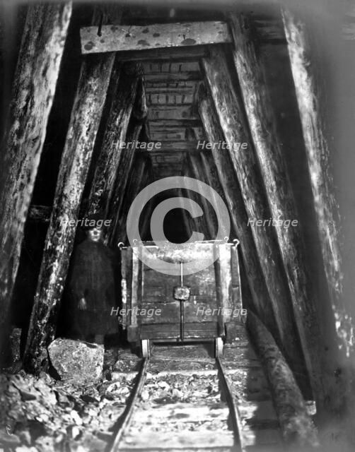 Working in the Tunnell, 1900-1904. Creator: Unknown.