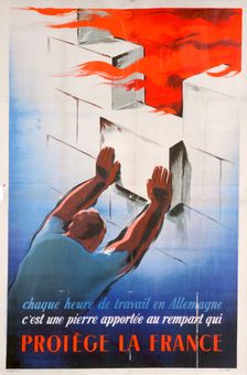 Working in Germany protects France 1944