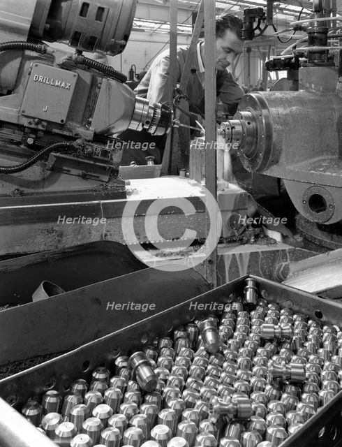Working on a Drillmax machine, Park Gate Iron & Steel Co, Rotherham, South Yorkshire, 1964. Artist: Michael Walters
